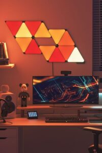 RGB Triangle Wall Light